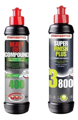 Menzerna Kit 400 + 3800 250ml Rmr Car 0