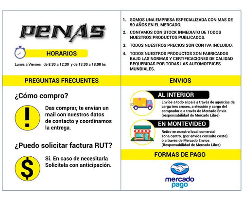 Penas Interruptor Levanta Vidrio Ford Ranger 08/12 Izquierda 1