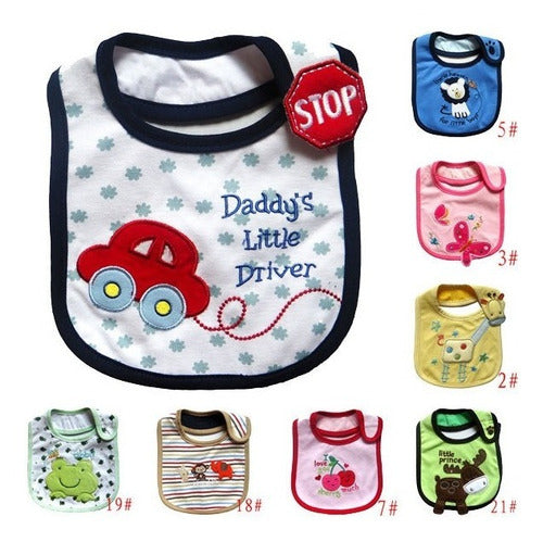 Carter's Animal Shapes Heart Bibs for Baby Boy and Girl Pack of 2 18