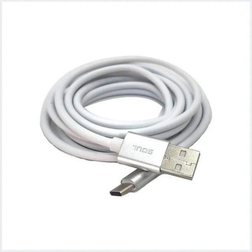 Soul Cable Charger P/ Mobile Device Type C 2 Meters + Quota 1