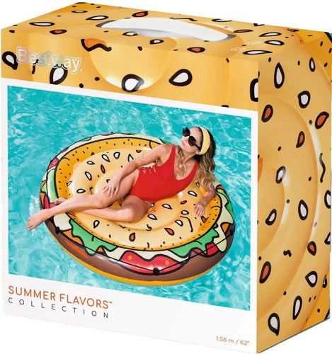 Inflatable Burger Float 158 cm Bestway 43250 4