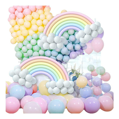 Teletiendauy Rainbow Pastel 106 Balloon Garland 0