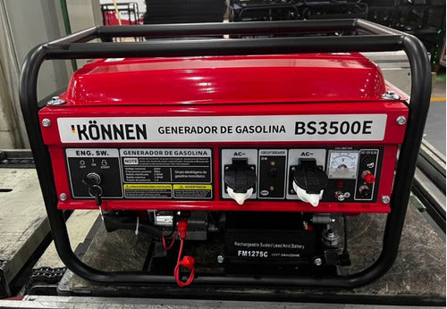 Generador Konnen Bs3500e Arranque Electrico Gran Potencia !! 2