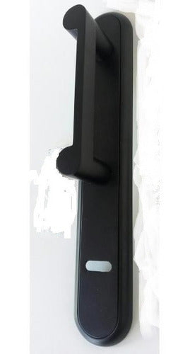 Aqua Sidañez Bronze Matte Black Door Handle 300x53mm 1
