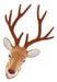 10 '' Deer Head Stuffed Animal Toy Para Crianças Presentes 2