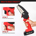 Wiscky Mini Electric Chainsaw - Wireless 4 Inch Battery-operated Saw 4