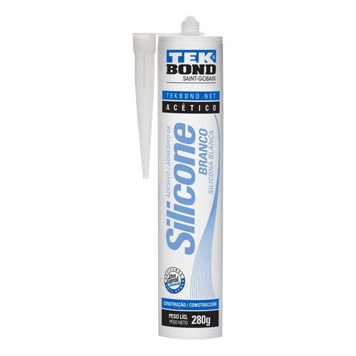 Tekbond General Use Acetic Silicone Sealant 280g White X12 Units 0