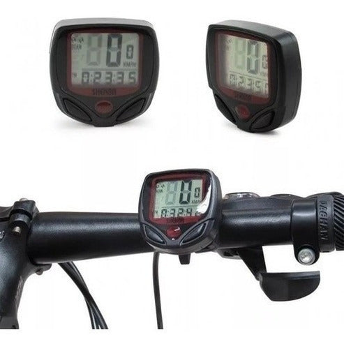 Bicycle Speedometer with 14 Functions - Detachable 7