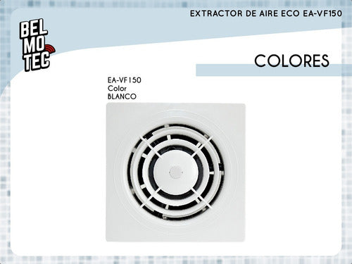 Extractor Aire Hydra Nuevo Bano Cocina 150 Mm Calidad Techo 5