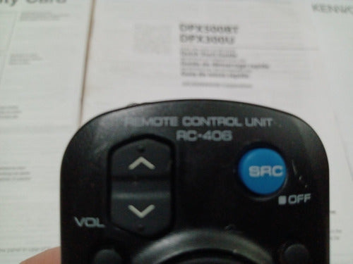 Controle Remoto Rc-406 E Manuais Originais Cd Jvc Kenwood 2