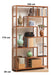 Generic Bamboo Shelf 100x25x175cm Mahogany Color 1