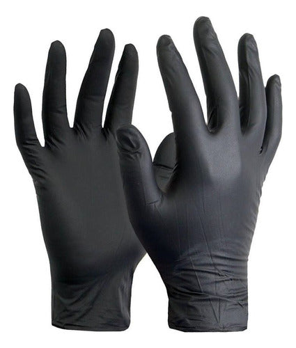Pack of 50 Black Nitrile Gloves | Premium 0