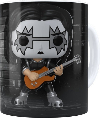 Kit  Plantillas Tazas Banda Kiss Funko Sublimación 2