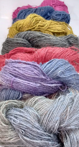 Set of 7 Jute Yarn 1mm Threads Colors 150m each Macrame 3