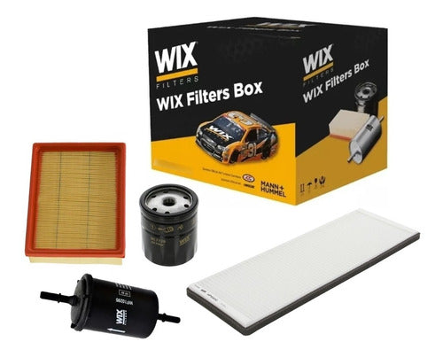 Kit of 4 Wix Filters for Chevrolet Corsa 1.4 1.6 / Agile 1.4 1
