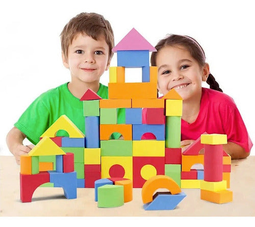 Best Eva Foam Construction Blocks Set - 38 Pieces 1