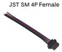 JST SM 4 Pin Connector Female Pigtail Cable for 6803 WS2801 LED Strip Lights 2