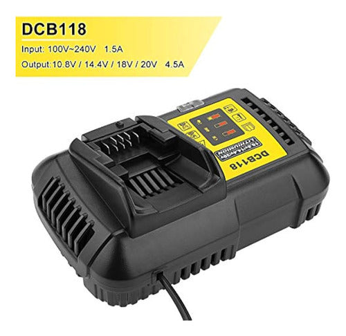 Powilling Dcb112 Dcb118 Lithium Ion Battery Charger 3