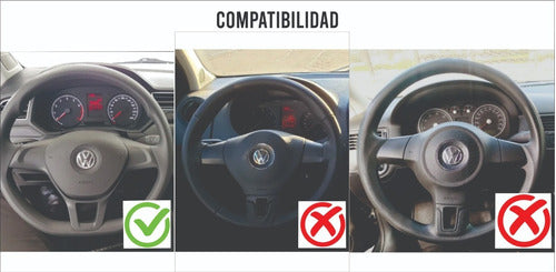 Mic.Importaciones Steering Wheel Trim Volkswagen Gol Trend Saveiro Amarok New Line Full 2