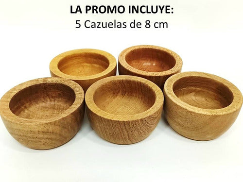 Tienda liv Cazuela / Cuenco De 8cm Algarrobo Para Velas O Pintar X 5u 1