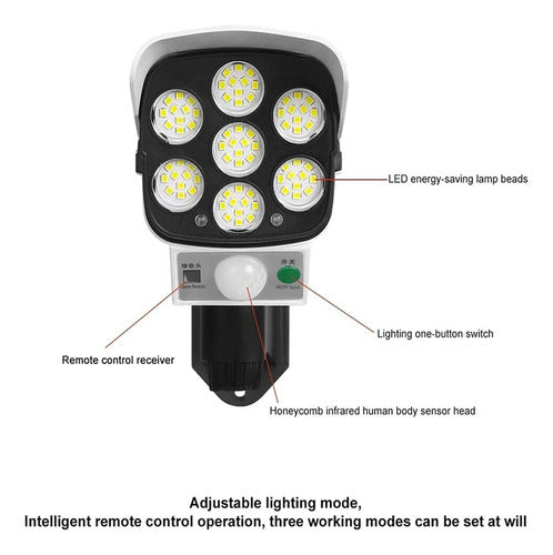 Generic Solar Motion Sensor Light with Simulated IP Camera 4