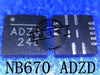 Nb670gq-z Adzd Nb670 Adz Qfn16 Ci Ic 0