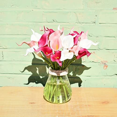 Mandys Artificial Flowers 20 Calla Lilies Deco Home Parties - Sh Pink 2