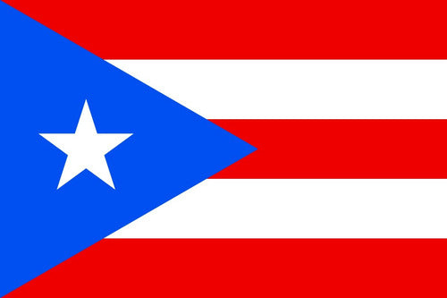 Bandera Puerto Rico 1,50mt X90cm 0