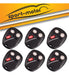 6 X Coche Remoto Smart Key Fob Lhj011 Sin Llave Para 03-06 G 2