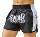 Short De Muaythai Kickboxing Bermuda Spank Preto/ Prata 3