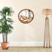 República Diseño Decorative Round Mirror with Wooden Frame 70cm Nordic 2