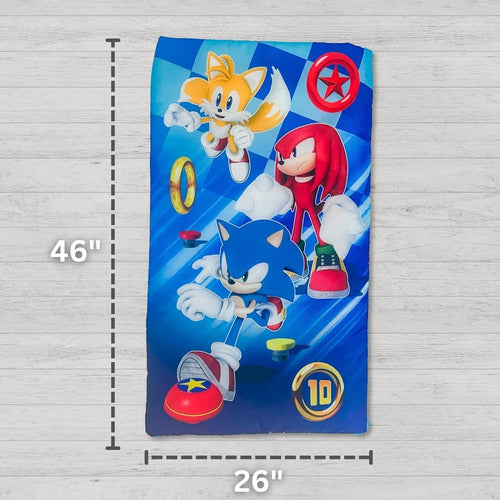 ~? Sonic The Hedgehog Anime Kids Soft Lightweight 2 Piece Sl 2