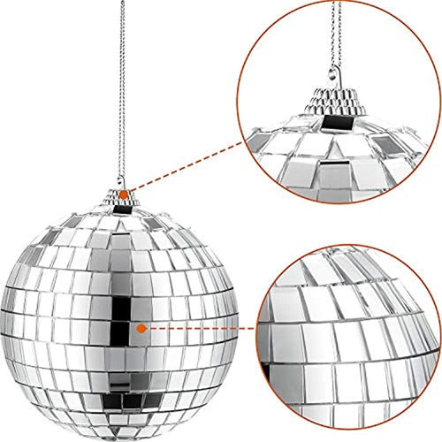 Bola De Discoteca Con Espejo De 2 Piezas, Decoración De Fies 3