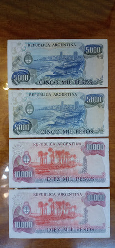 Billetes Argentinos Peso Ley 18.188 Lote 20 Billetes N650 6