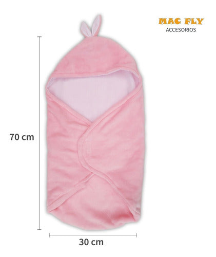 Mac Fly Accesorios Porta Enfant Baby Blanket Plush with Hearts 9