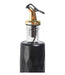 Voruk Home Oil Vinegar Bottle with Pour Spout - Taoa Black and White 1