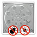 Reja Giratoria Rejilla Anti Insectos Espuma 10x10 Acero Inox 0