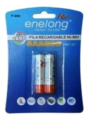 Enelong AAA Rechargeable Batteries 800mAh x 2 Units 4