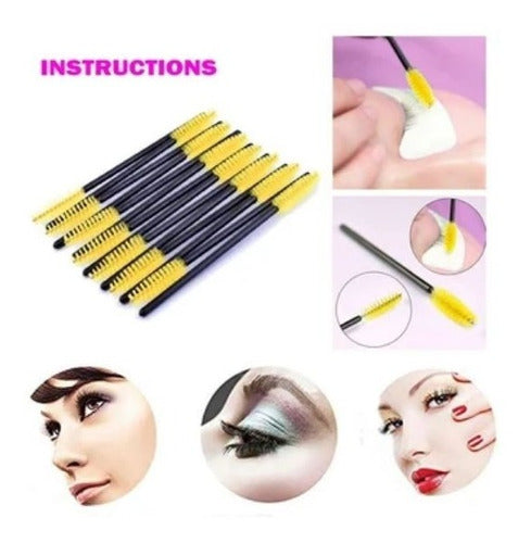 Paris Night Cepillos X50 Peine Rimmel Para Cejas Y Pestañas Extensión 4