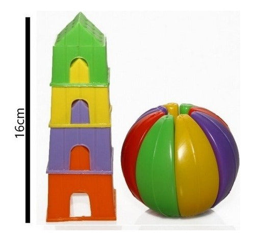 Divinas Reylav Stacking Tower Play Set with Ball 1