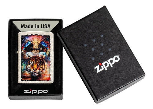 Zippo Lighter Model 49579 Tiger Original Warranty 1