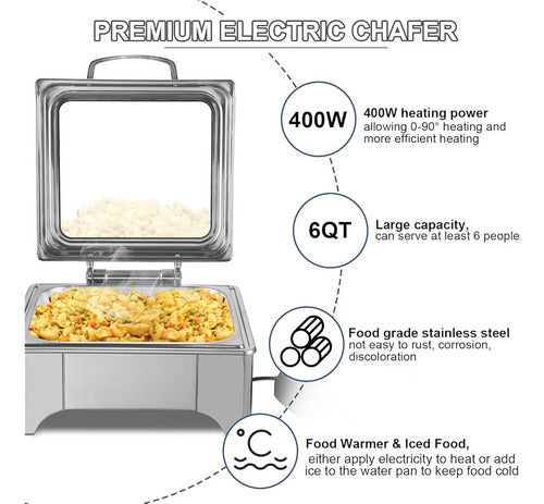 Thxsun Electric Brush Plate, Buffet Plate Set 1