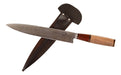 Dagger Cuchillo Regional Cabo Madera Hoja Acero Inoxidable 20 Cm 0