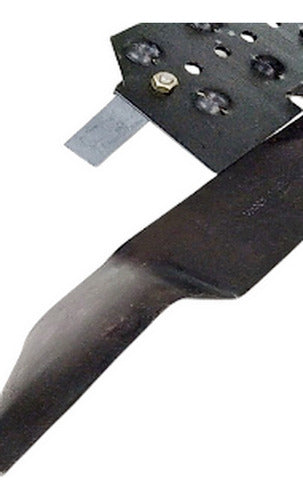 51cm Double Blade Steel Lawn Mower Blade for Gasoline Grass Cutter USA 0