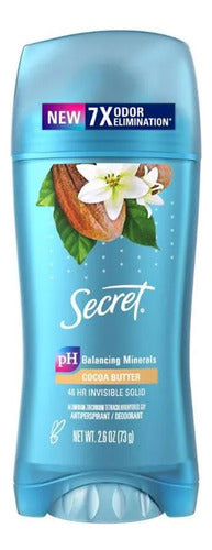 Secret Antiperspirant Stick Fresh Cocoa Butter 73 g 0