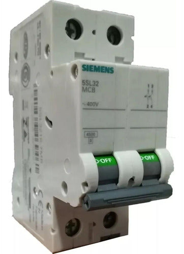 Siemens 2x40 Amp 4.5 Ka C Thermal Circuit Breaker 0