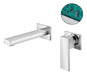 Modern Chrome Wall-Mounted Single Handle Luxury Sink Faucet 0