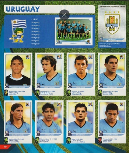 Panini Album Mundial Sudafrica 2010 (Album + Figuritas) Imprimible 4