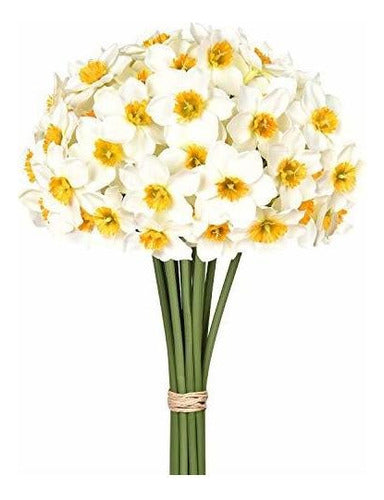 Martine Mall 12 Piece Artificial Narcissus Flowers 0