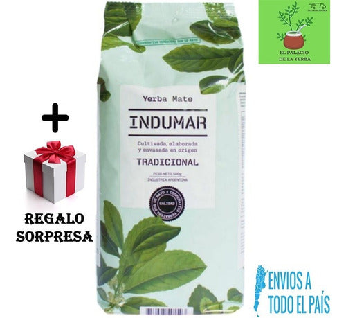 Indumar Yerba Mate X 20u De 500gr + Surprise Gift 0